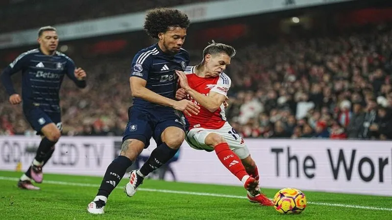 Đội hình Aston Villa gặp Arsenal 01