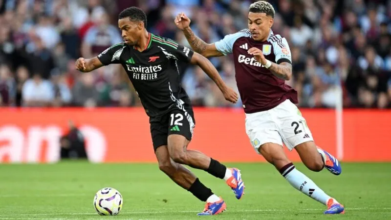 Số liệu thống kê về Aston Villa gặp Arsenal 01