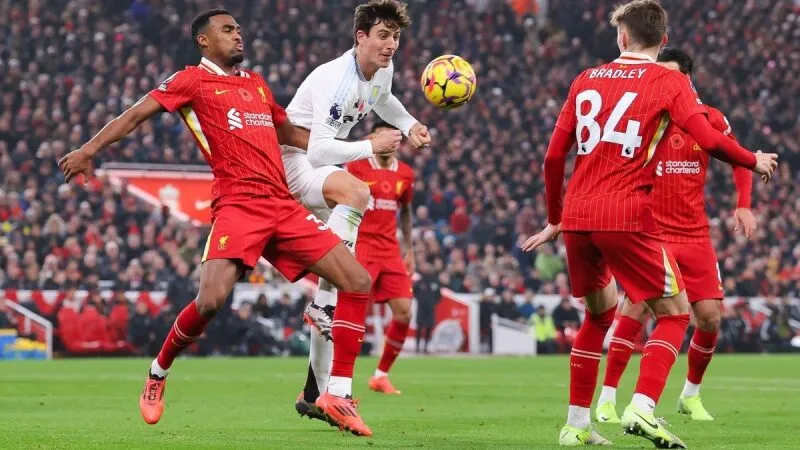 Số liệu thống kê về Aston Villa gặp Liverpool 02