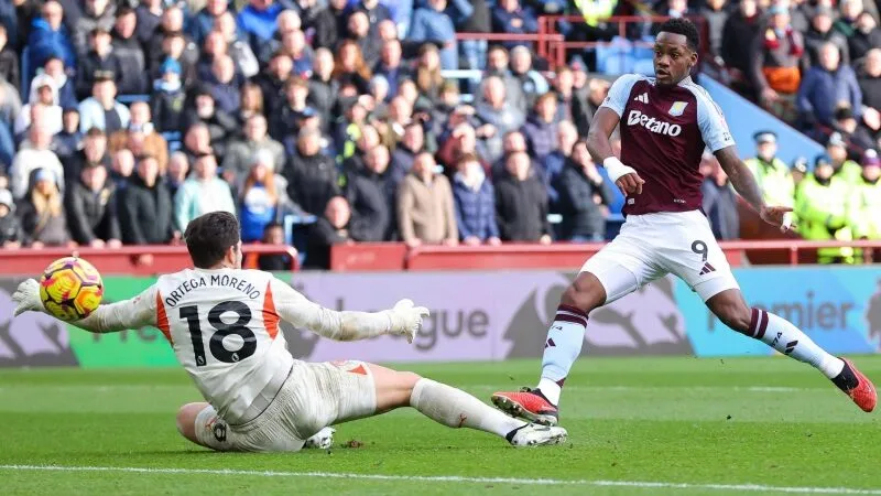 Số liệu thống kê về Aston Villa gặp Manchester City 01