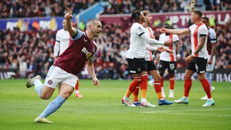 Số liệu thống kê về Luton Town gặp Aston Villa 01