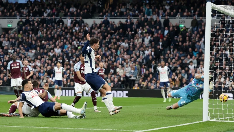 Số liệu thống kê về Tottenham gặp Aston Villa 02