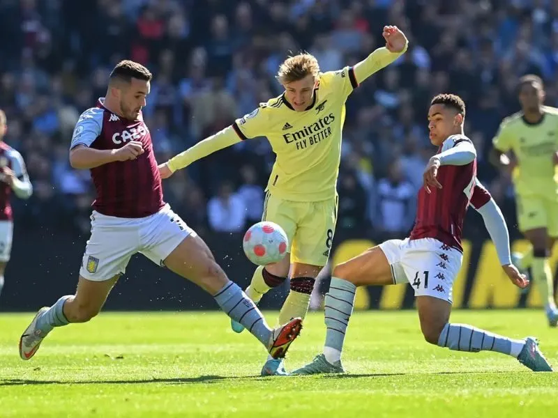 Bảng thống kê trận Arsenal đấu với Aston Villa gần nhất