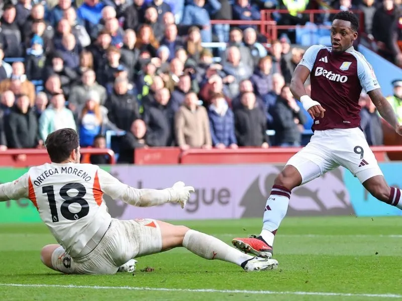 Thống kê chi tiết Man City đấu với Aston Villa