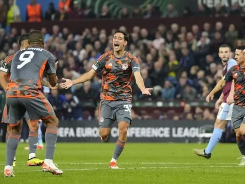 Thống kê chi tiết Olympiakos đấu với Aston Villa