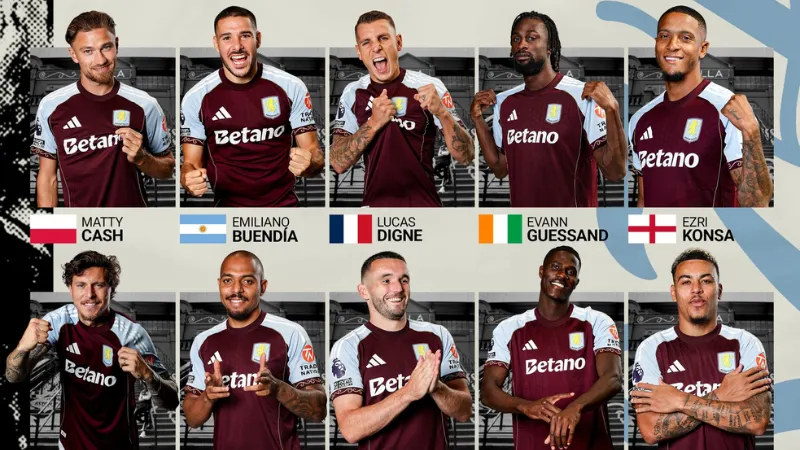 Đội Hình Aston Villa 2026 Mới Nhất: Sơ đồ, Vai Trò, Dự Đoán